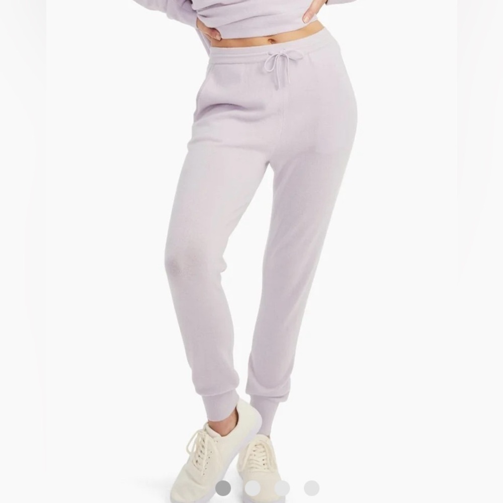 Theory women 100% cashmere lounge jogger pants NWT L